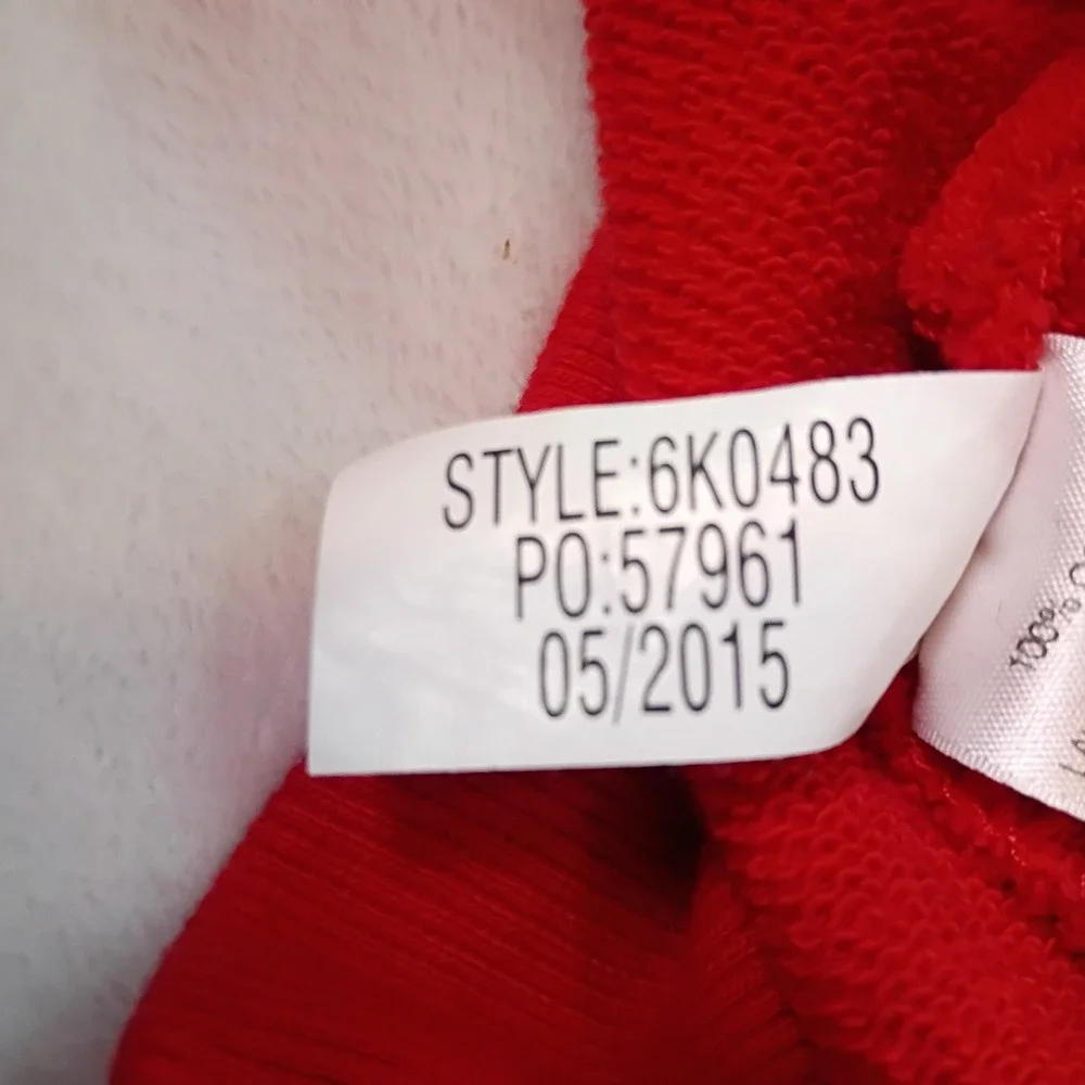 Vineyard Vines Mens XL Red Shep Shirt Quarter Zip Pullover Cotton 6K0483 Martha